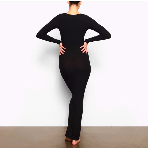 New Skims Soft Lounge Long Sleeve Dress Size Large - Picture 2 of 11